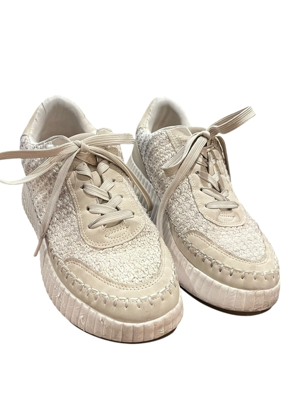 Dolce vita dv fredi wedge platform sneakers women’s 8 taupe